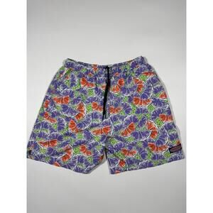 Vineyard Vines Men's Medium Mesh Lined Swim Trunks Shorts 7" Orange Lime Summer